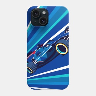 Blue Car - Racing Team Phone Case