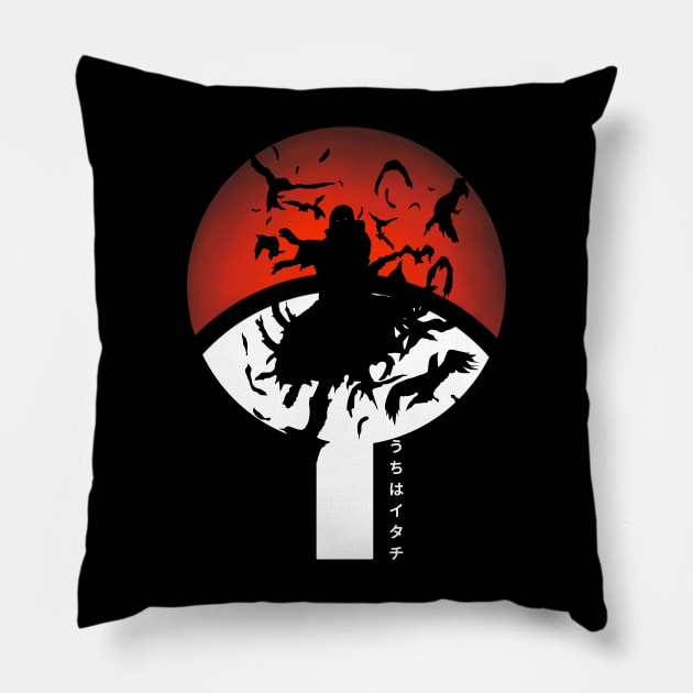 Itachi I Pillow by HanaAisy