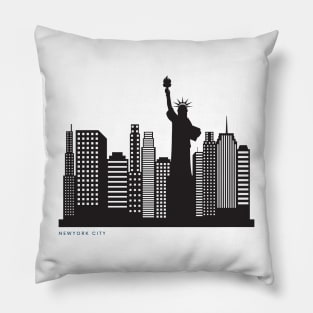 New York Skyline Pillow