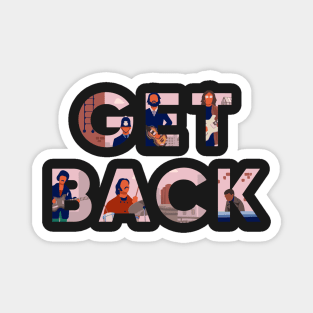 Get back illustrated Magnet