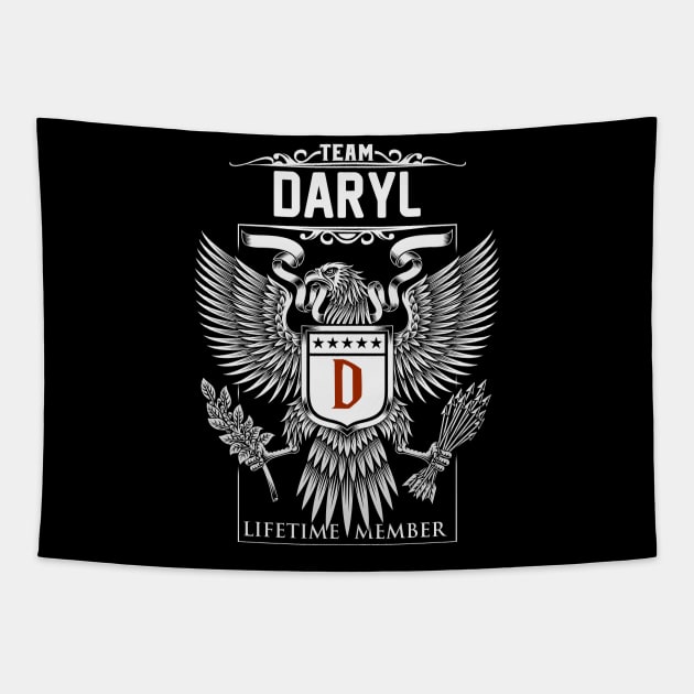 Team Daryl Lifetime Member | Daryl First Name, Daryl Family Name, Daryl Surname Tapestry by WiseCookoPTvo