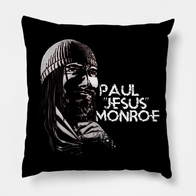 Paul Jesus Monroe Pillow by CursedRose