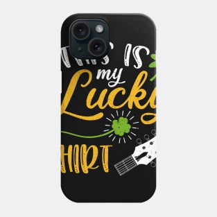 Guitar This is My Lucky Shirt St Patrick's Day Phone Case