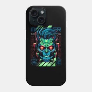 Mecha Monster, Mecha Frankenstein Phone Case