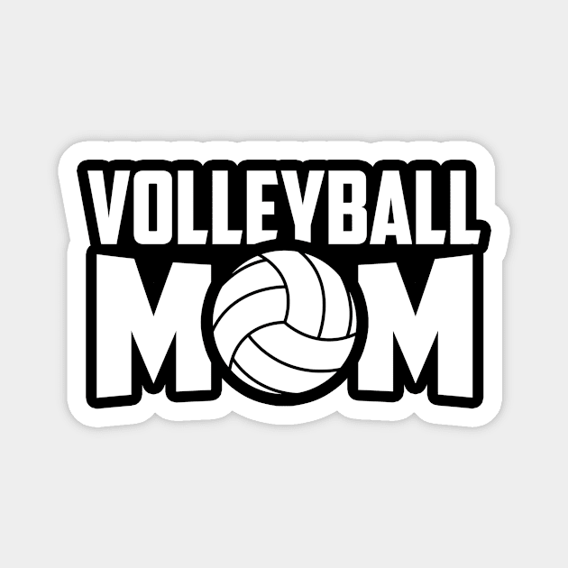 Volleyball Mom Sports Gifts Magnet by nikkidawn74