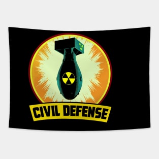 CIVIL DEFENSE Tapestry