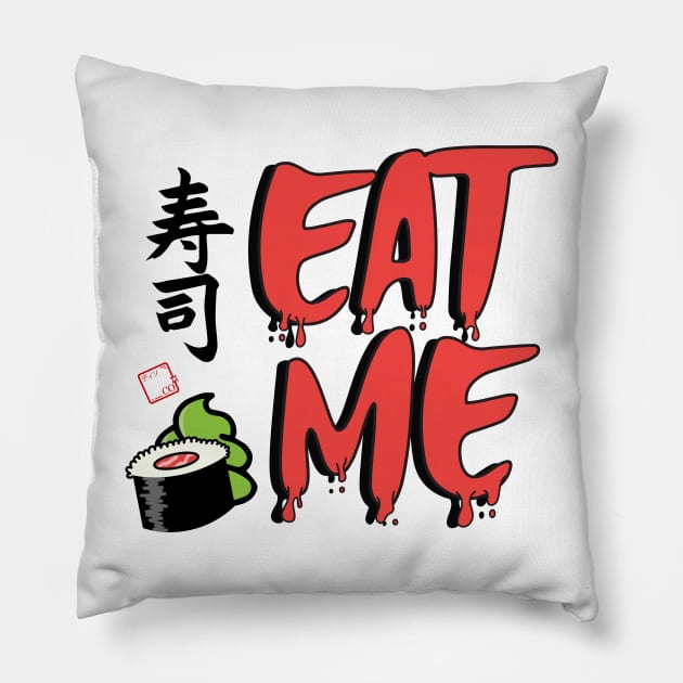 Eat Me Pillow by Disocodesigns