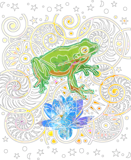 Green Tree Frog Magnet