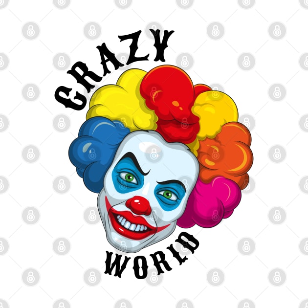 clown. crazy world by art object