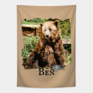 Ben the Bear Grizzly Adams Tapestry