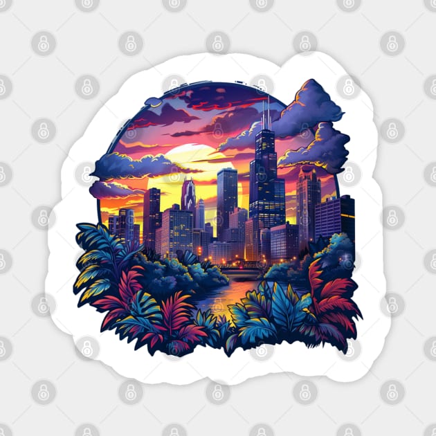 Chicago City Magnet by B&C Fashion