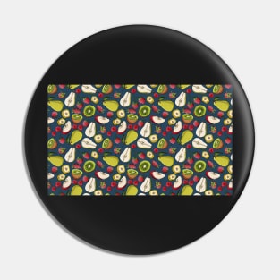 Pear and Rasberries with a hint of Kiwi pet bandana Pin