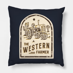 Western Farmer Pillow