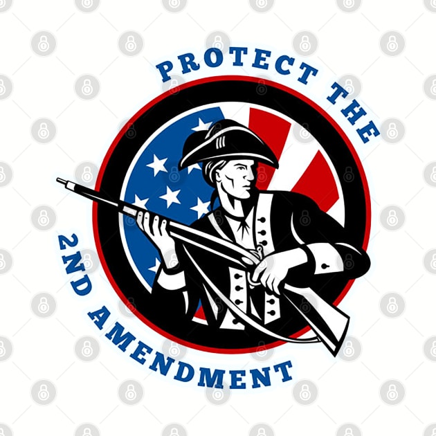 Protect Gun Rights - 2nd Amendment by  The best hard hat stickers 