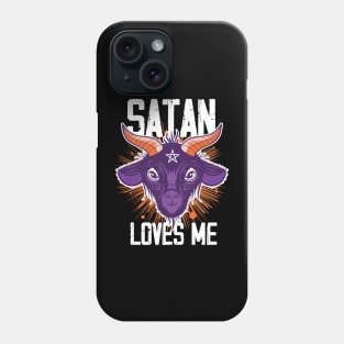 Satan Loves Me Phone Case