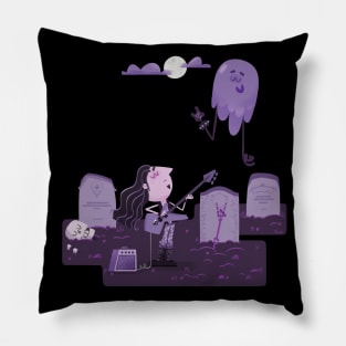 Graveyard metal Pillow