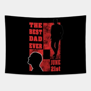 the best dad ever - fathers day Tapestry