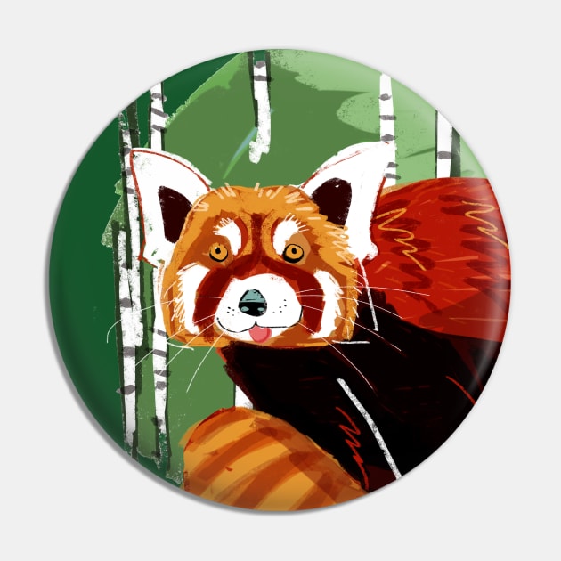 Red Panda in the bamboo forest Pin by belettelepink