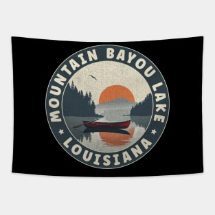 Mountain Bayou Lake Louisiana Sunset Tapestry