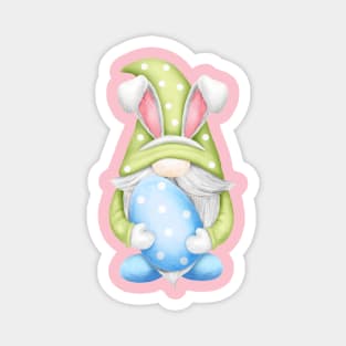 Easter Gnome bunny Magnet