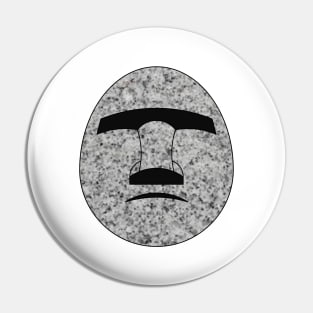 Easter Moai Egg Pin