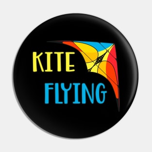 Delta Glider Hang Gliding Stunt Kite Gift Pin