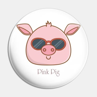 pink pig Pin