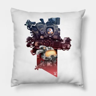 Titanhop bunny mech Pillow