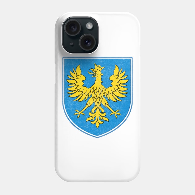 Opole Voivodeship / Vintage Look Faded Style Polish Flag Design Phone Case by DankFutura