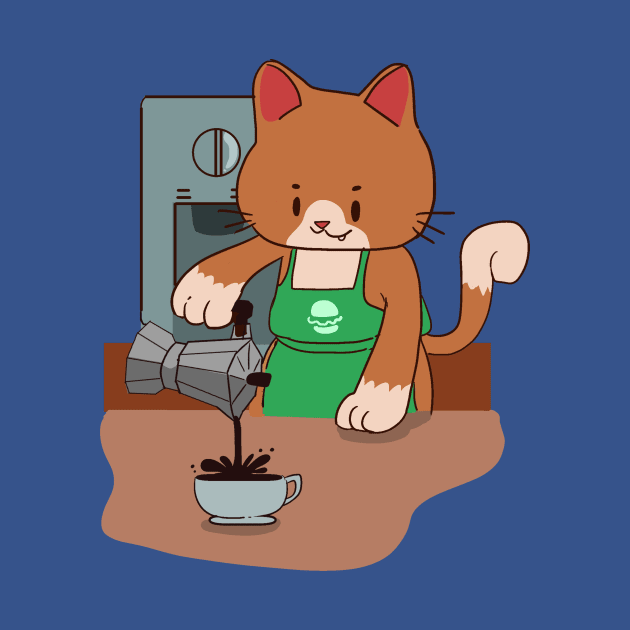 Barista cat by dosfocos