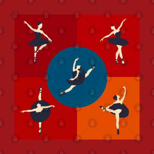 5 classic dancers in tutu by Mimie20