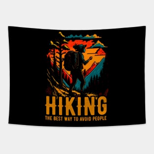 Hiking- The Best Way To Avoid People funny Tapestry