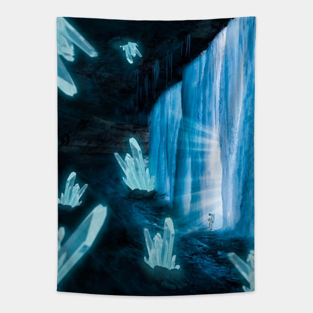 Crystal Planet Tapestry by Fanbros_art