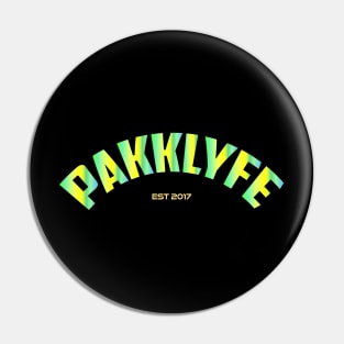 Pakklyfe Typeface Logo Pin