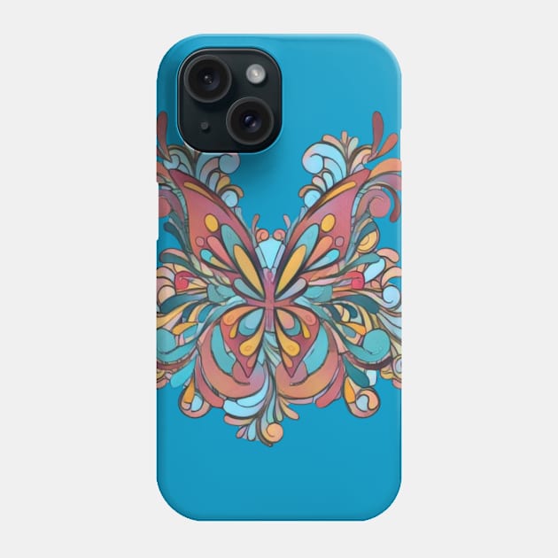 Ornate Butterfly Phone Case by AlondraHanley