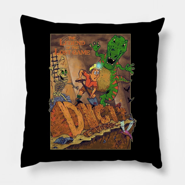 The Legend of the Lost Game Pillow by Andres7B9