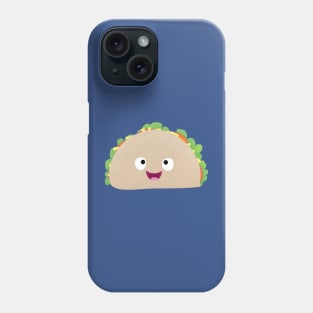 Cute happy smiling taco cartoon illustration Phone Case