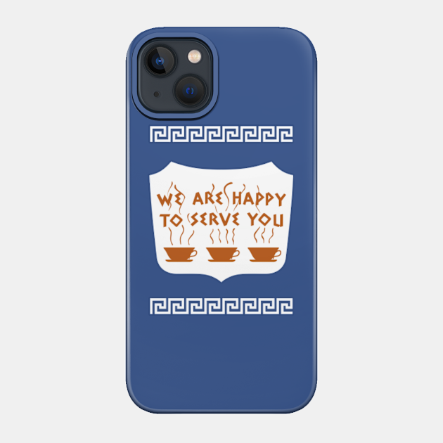 We Are Happy To Serve You, Coffee Shop - Spider Man - Phone Case