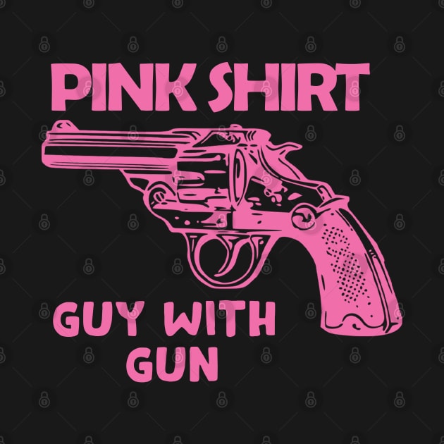 Pink Polo Gun Guy by DesignerMAN