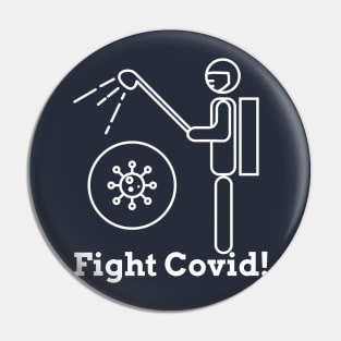 fight covid Pin