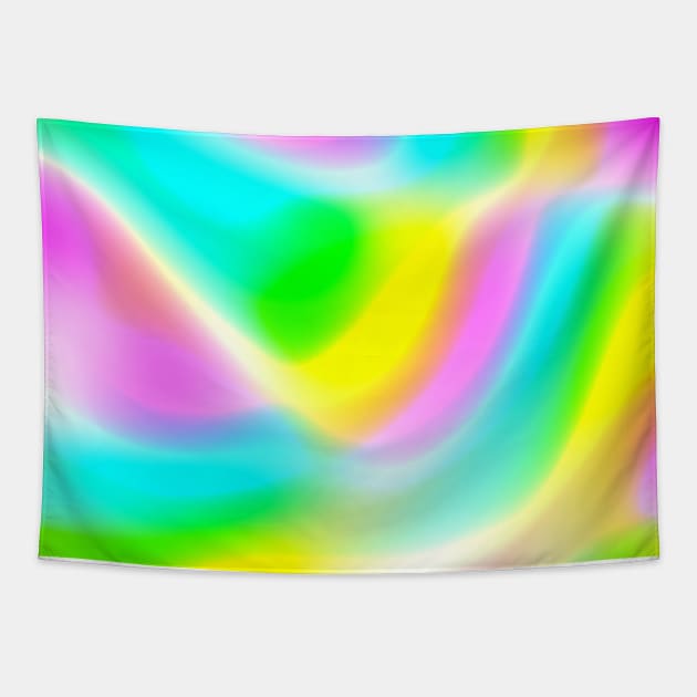 Fun Bright Colorful Abstract Design Tapestry by KelseyLovelle