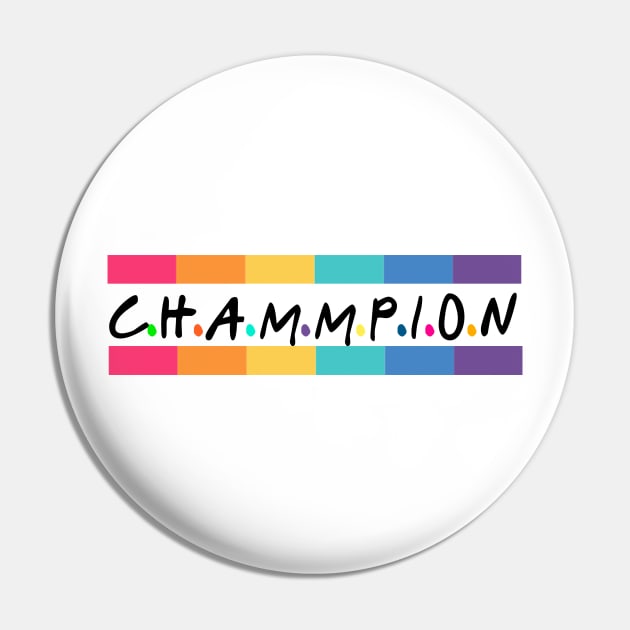 Champion T-Shirt Pin by dreamerr90