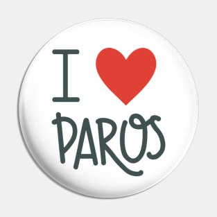 Paros, Greek Island Pin