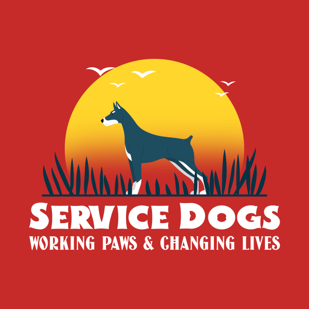 Service Dogs Working Paws Changing Lives Service Animals by Brindle & Bale