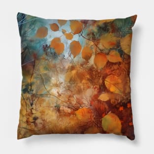 Rusty textured countryside autumn4 Pillow