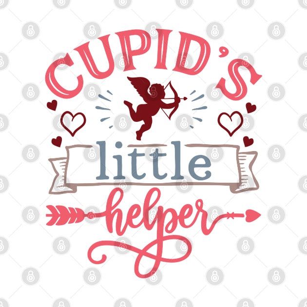 Cupid's Little Helper Valentine's Day Kids by TheBlackCatprints