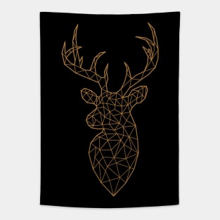 Geometric Deer Tapestry