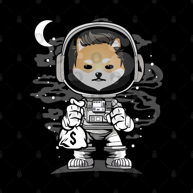 Astronaut Dogelon Mars Coin To The Moon Crypto Token Cryptocurrency Wallet Birthday Gift For Men Women Kids by Thingking About