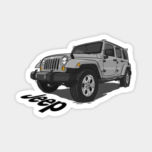 Jeep Wrangler - Grey Magnet
