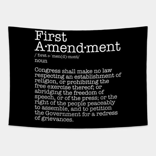 First Amendment Tapestry by fishbiscuit